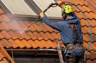 Démoussage et hydrofuge de toiture à Neuvillalais